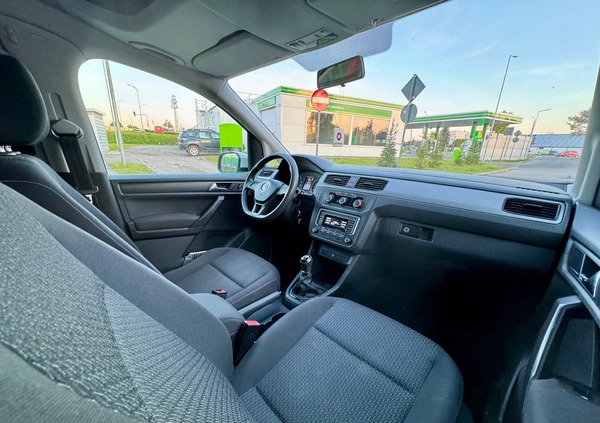 Volkswagen Caddy cena 130000 przebieg: 180000, rok produkcji 2019 z Białobrzegi małe 466